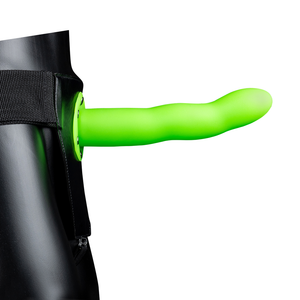 Soutien-gorge courbé creux qui brille dans le noir - 8 / 20 cm - Vert néon