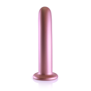 Dildo G-Spot en silicone lisse - 7'' / 17 cm - Rose Gold