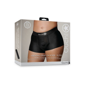 Boxeur Vibrant Strap-on - XL/XXL - Noir