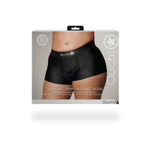 Boxeur Vibrant Strap-on - XL/XXL - Noir