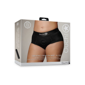 String Vibrant avec Harnais - XL/XXL - Noir