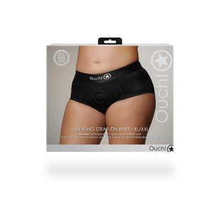 String Vibrant avec Harnais - XL/XXL - Noir