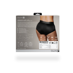 String Vibrant avec Harnais - XL/XXL - Noir