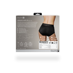 Culotte Vibrante Strap-on - XS/S - Noir