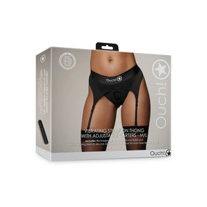 String Vibrant avec Harnais Réglables - M/L - Noir