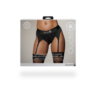 String Vibrant avec Harnais Réglables - M/L - Noir