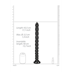 Serpent Anal Empilé - 16''/ 40 cm