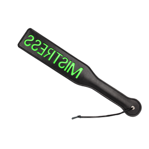 Paddle Mistress - Brille dans le noir - Vert néon