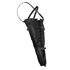 Menottes de bras à manches complètes à lacets - Noir