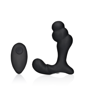 Masseur Prostatique Vibrant Empilé avec Télécommande - Noir