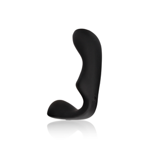 Masseur prostatique vibrant pointu avec télécommande - Noir