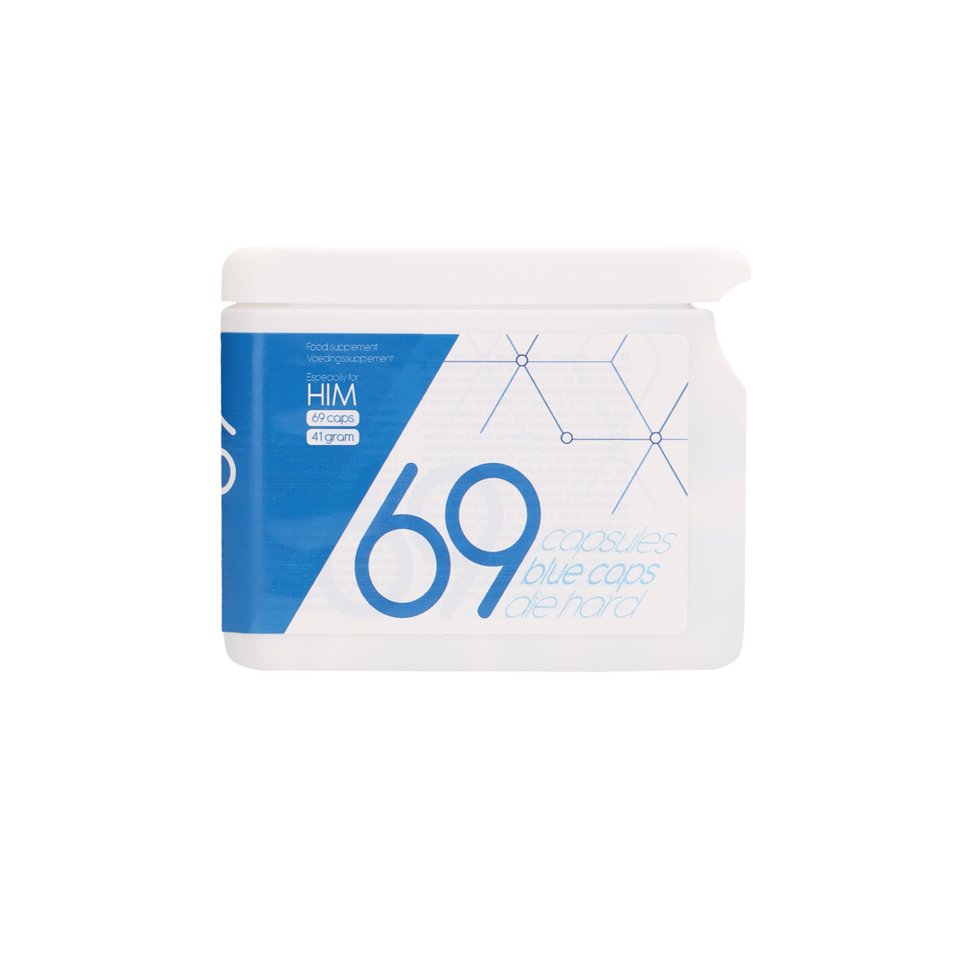 Capsules Bleues Die Hard - Capsules Stimulantes - 69 Pièces