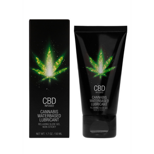 Lubrifiant à base d'eau au CBD - 2 fl oz / 50 ml