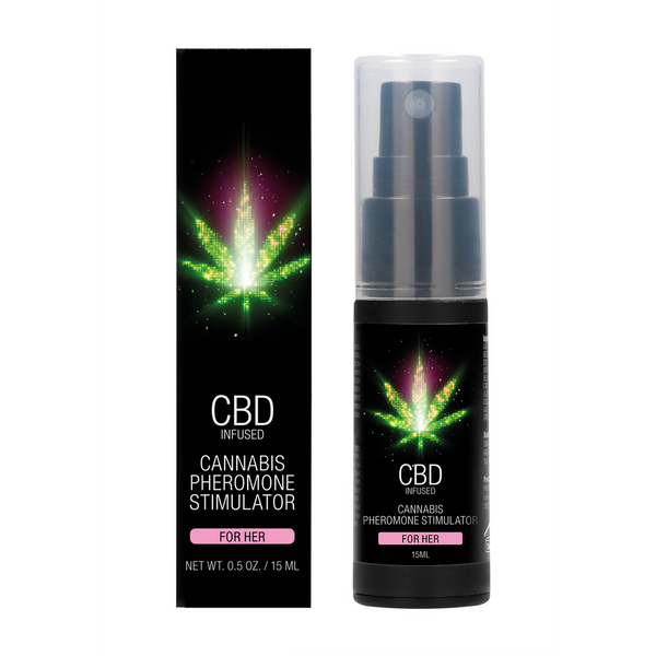 Stimulateur de Pheromones au CBD pour Elle - 0,5 fl oz / 15 ml