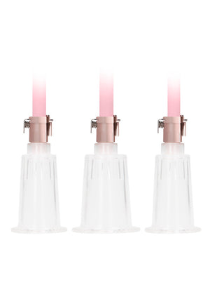 Set de pompes pour clitoris et mamelons Moyen - Grand