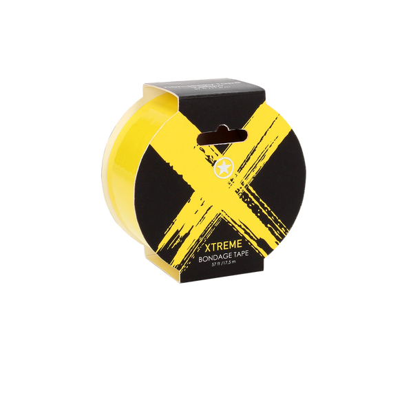 Ouch! Ruban de bondage Xtreme - 57ft / 17,5 m - Jaune