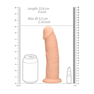 Dildo en Silicone sans Boules - 9 / 23 cm