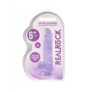 Dildo réaliste avec boules - 6 / 15 cm