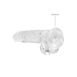 Dildo réaliste avec testicules - 8 / 21 cm