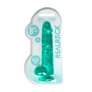 Dildo réaliste avec boules - 8 / 21 cm