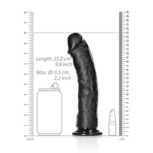 Dildo courbé réaliste avec ventouse - 9 / 23 cm