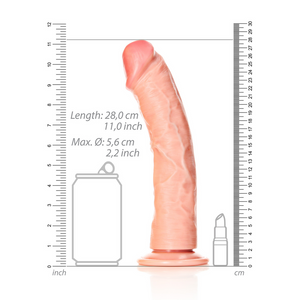 Dildo incurvé réaliste avec ventouse - 10 / 25,5 cm