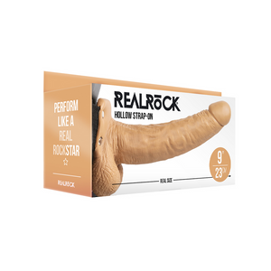 Strap-On Creux avec Boules - 9 / 23 cm