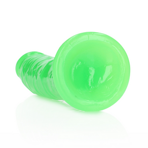 Dildo Slim Réaliste avec Ventouse - Brille dans le Noir - 8'' / 20 cm