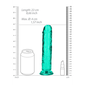 Dildo Réaliste Droit avec Ventouse - 8'' / 20
