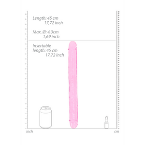 Double Dong Réaliste - 18'' / 45 cm