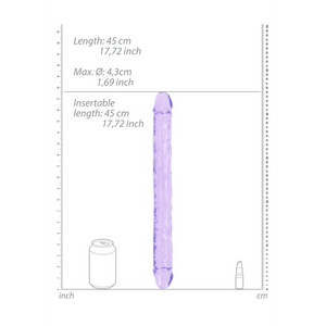 Double Dong Réaliste - 18'' / 45 cm
