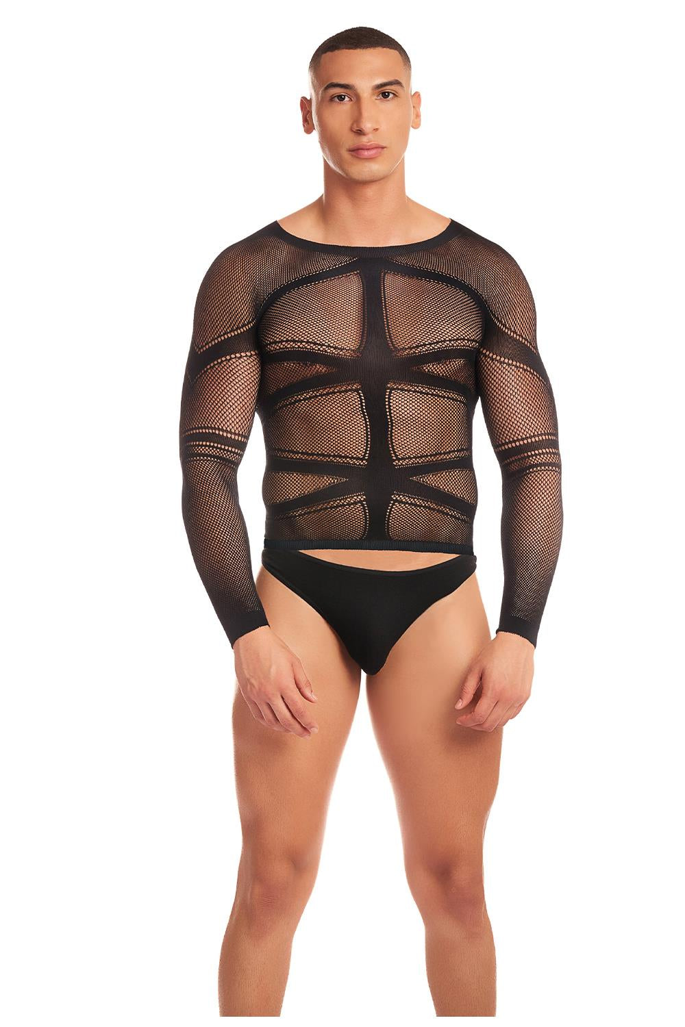 RAINBOW PARTY CAM BOY 2 PCS SET BLACK, L/XL