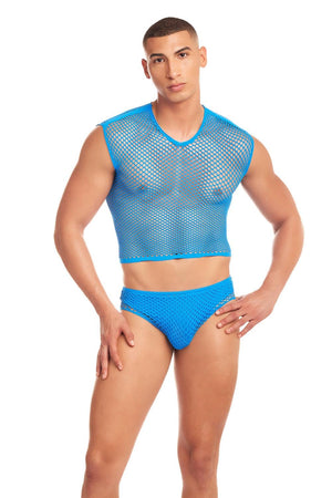RAINBOW PARTY NET FLEX 3 PCS SET BLUE, S/M