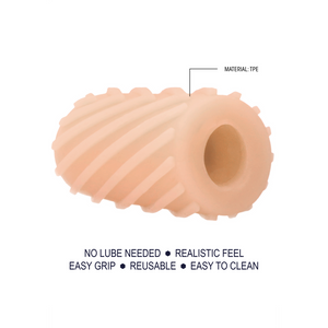 Masturbateur de poche auto-lubrifiant