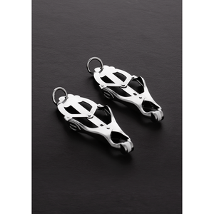 2 Squeezer Teaser Clover Nipple Clamps avec Anneau