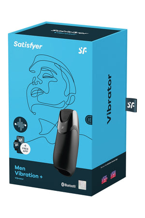 TESTER SATISFYER MEN VIBRATION+ BLACK