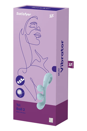 TESTER SATISFYER TRI BALL 2 LIGHT BLUE