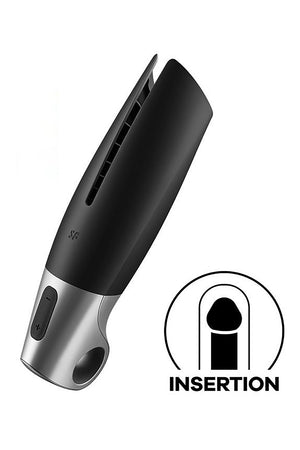 TESTER SATISFYER POWER MASTURBATOR BLACK