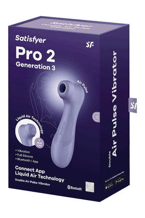 TESTER SATISFYER PRO 2 GENERATION 3 BLUETOOTH LILAC