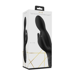 Niva - Vibromasseur Lapin Rotatif - Noir