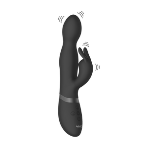 Niva - Vibromasseur Lapin Rotatif - Noir