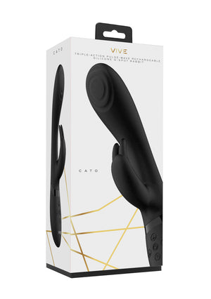 Cato - Pulse G-spot Rabbit - Noir