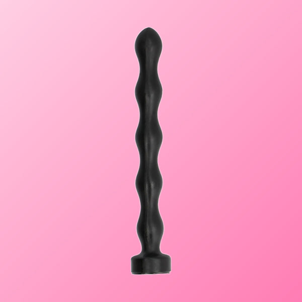 ALL BLACK - PLUG ANAL BALLE 32 CM