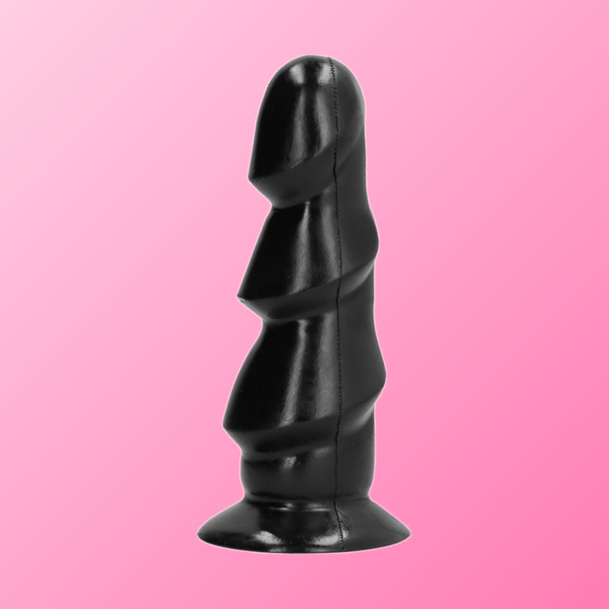 HELEMAAL ZWART - 17 CM DILDO