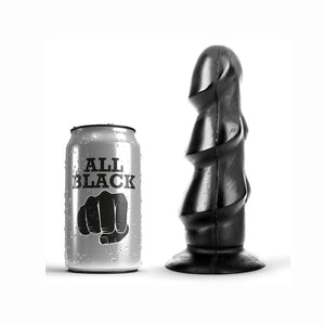 HELEMAAL ZWART - 17 CM DILDO