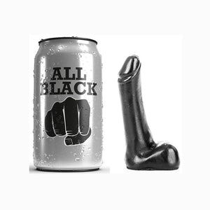 HELEMAAL ZWART - 9 CM DILDO