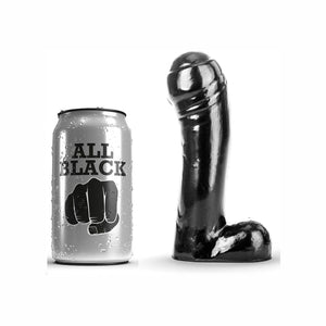 HELEMAAL ZWART - ZWARTE DILDO 15 CM