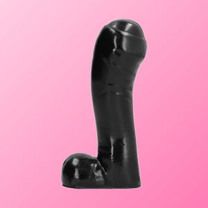HELEMAAL ZWART - ZWARTE DILDO 15 CM