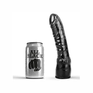 All Black – Gode noir réaliste 20 cm