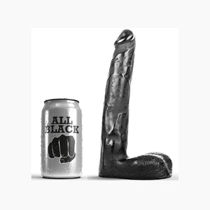 ALL BLACK - GODE RÉALISTE 21 CM